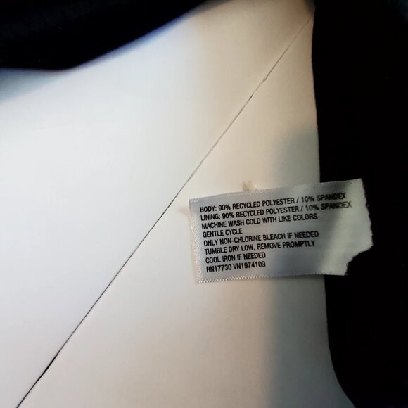 A New Day Black Long Sleeve for a sleek appearance   Twist Front Maxi Dress S - Picture 8 of 9